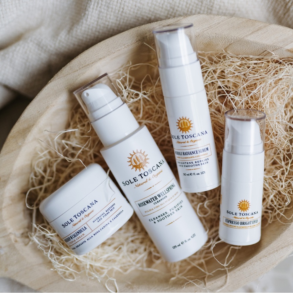 Sole Toscana 4 Step Skincare Routine